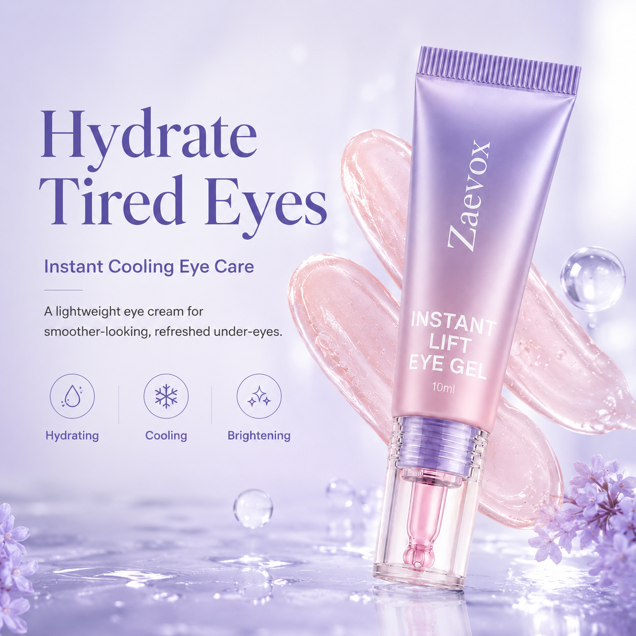Zaevox|Eye Bag Instant Eraser, Tightens, Firms, & Blurs Wrinkles